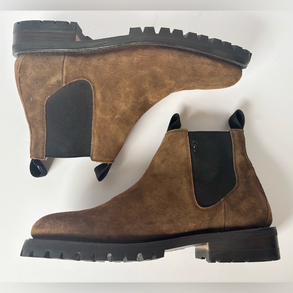 Rhodes Jackson Leather Lug Sole Chelsea Boots - Picture 4 of 14
